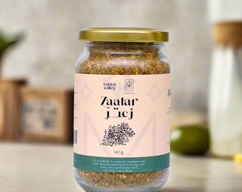 Authentic Palestinian Za'atar: Dried Thyme, Sumac, Sesame (140g)