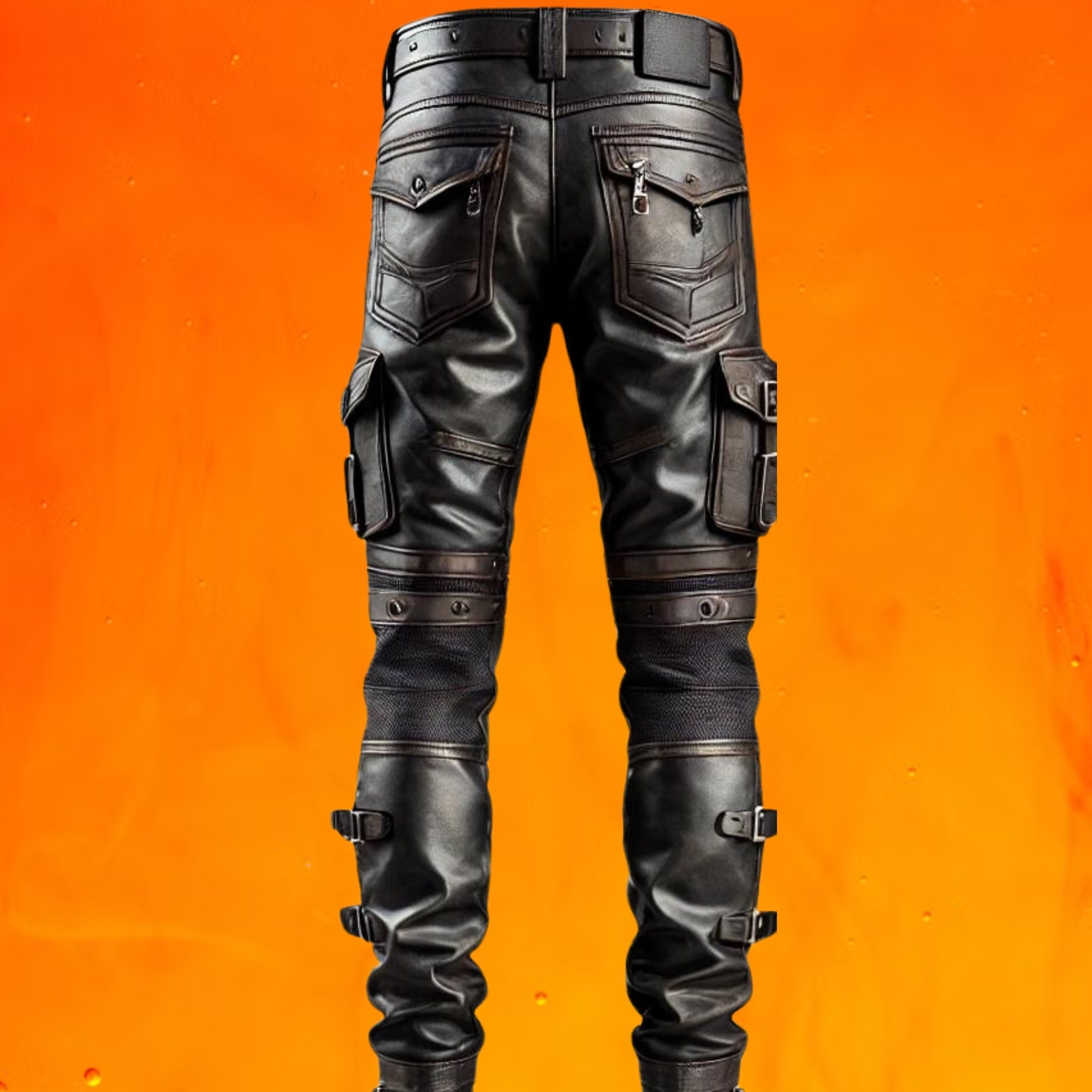 Cowhide Hardcore Black Warrior Rugged Combat Biker Bold Cowhide Hardcore Black Warrior Rugged Combat Biker Bold