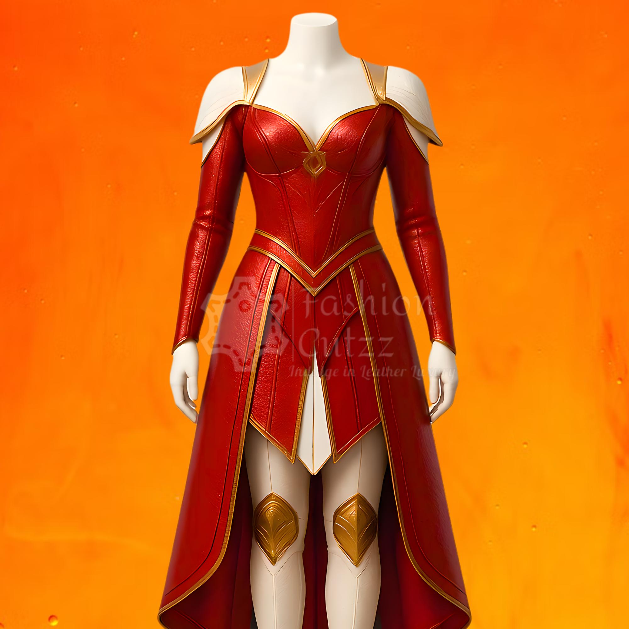 Phoenix Queen Red Leather Mage Armor Dress | Christmas Fantasy Warrior Gown | Fire Cosplay Gear - Etsy Israel Phoenix Queen Red Leather Mage Armor Dress | Christmas Fantasy Warrior Gown | Fire Cosplay Gear - Etsy Israel