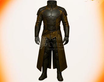 Armadura Sith de cuero táctico hecha a mano / Equipo de cosplay de caballero de ciencia ficción ciberpunk / Disfraz de asesino futurista