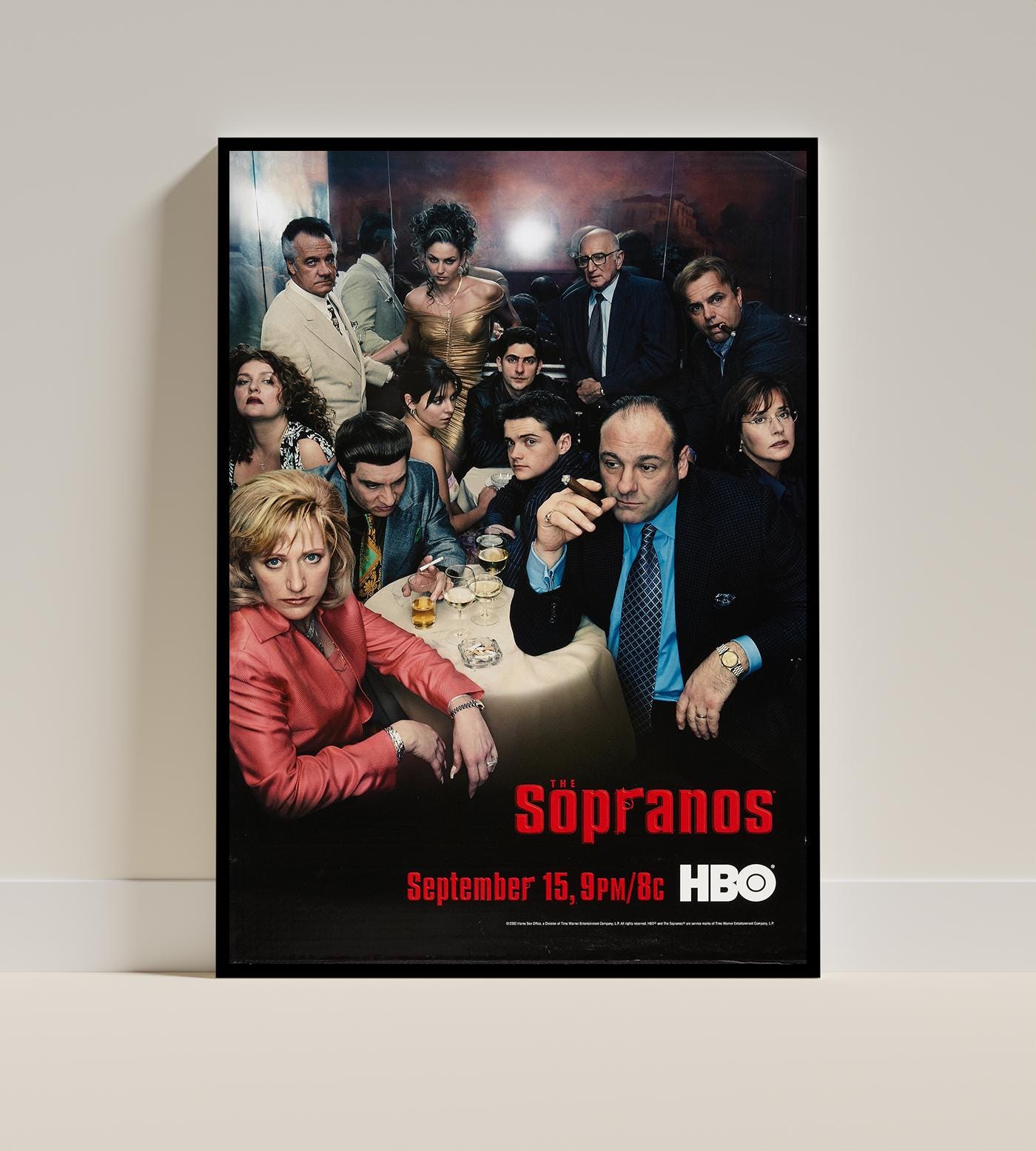 The Sopranos Canvas Print , the Sopranos Wall Art, Wall Art Print