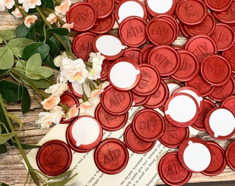 Custom wax seal stickers, Wedding wax seal sticker, Personalised wax seal sticker, Wedding invitations, Handmade wax seal stickers