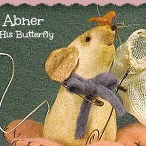 Abner Mouse...Butterfly Catcher E-Pattern