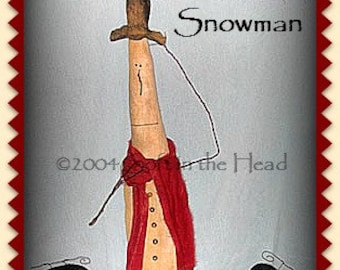 Skeets Snowman E-Pattern