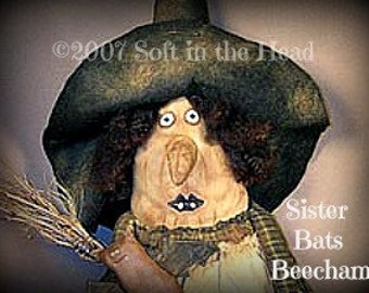Sister Bats Beecham Witch E-Pattern