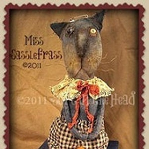 Miss Sasslefrass Cat E-Pattern