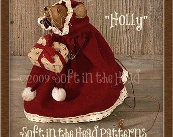 Holly Mouse E-Pattern