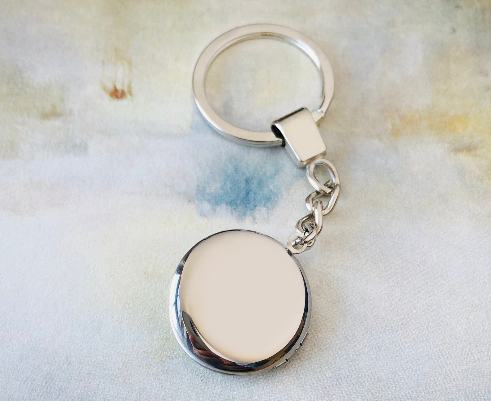 Personalized With Your Own Photo Locket Stainless Steel Locket Keychain ...