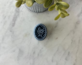 Chicken Frame Polymer Clay Cutter | Farm Polymer Clay Cutter | Country Polymer Clay Cutter | Animal Clay Cutter | Spring Clay Cutter