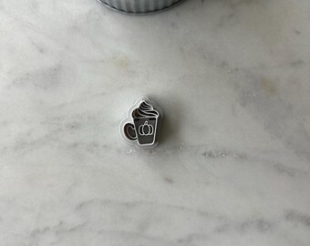 Pumpkin Travel Coffee Cup Polymer Clay Cutter | Fall Clay Cutter | Latte Clay Cutter