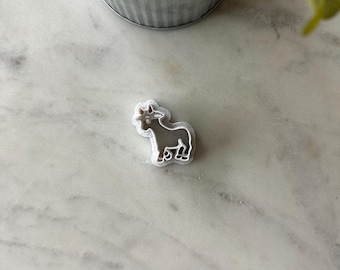 Goat Polymer Clay Cutter | Farm Polymer Clay Cutter | Country Polymer Clay Cutter | Animal Polymer Clay Cutter