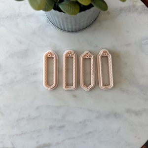 Leather Bookmark Polymer Clay Cutter