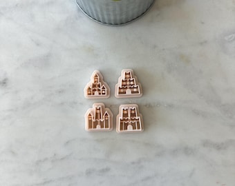 Sandcastle Polymer Clay Cutter Set | Summer Clay Cutter | Beach Clay Cutter | Ocean Clay Cutter