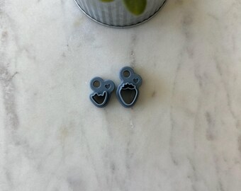 Valentines Day Chocolate Covered Strawberry Polymer Clay Cutter