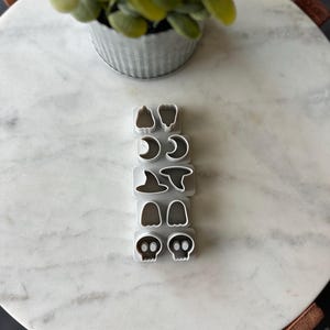 Halloween Polymer Clay Cutter Stud Set | Halloween Clay Cutter | Fall Clay Cutter