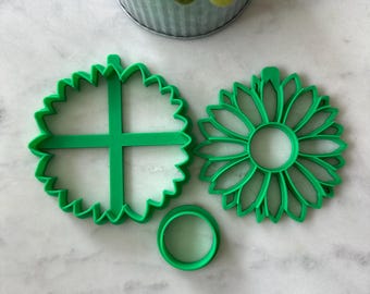 Sunflower Trinket Dish Polymer Clay Cutter | Polymer Clay Cutter | Trinket Dish Clay Cutter