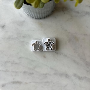 Turtle Polymer Clay Cutter | Summer Polymer Clay Cutter | Beach Clay Cutter | Ocean Polymer Clay Cutter