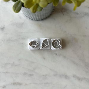 Seashell Polymer Clay Cutter | Summer Polymer Clay Cutter | Beach Clay Cutter | Ocean Polymer Clay Cutter