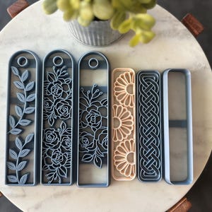 Flower Bookmark Polymer Clay Cutter