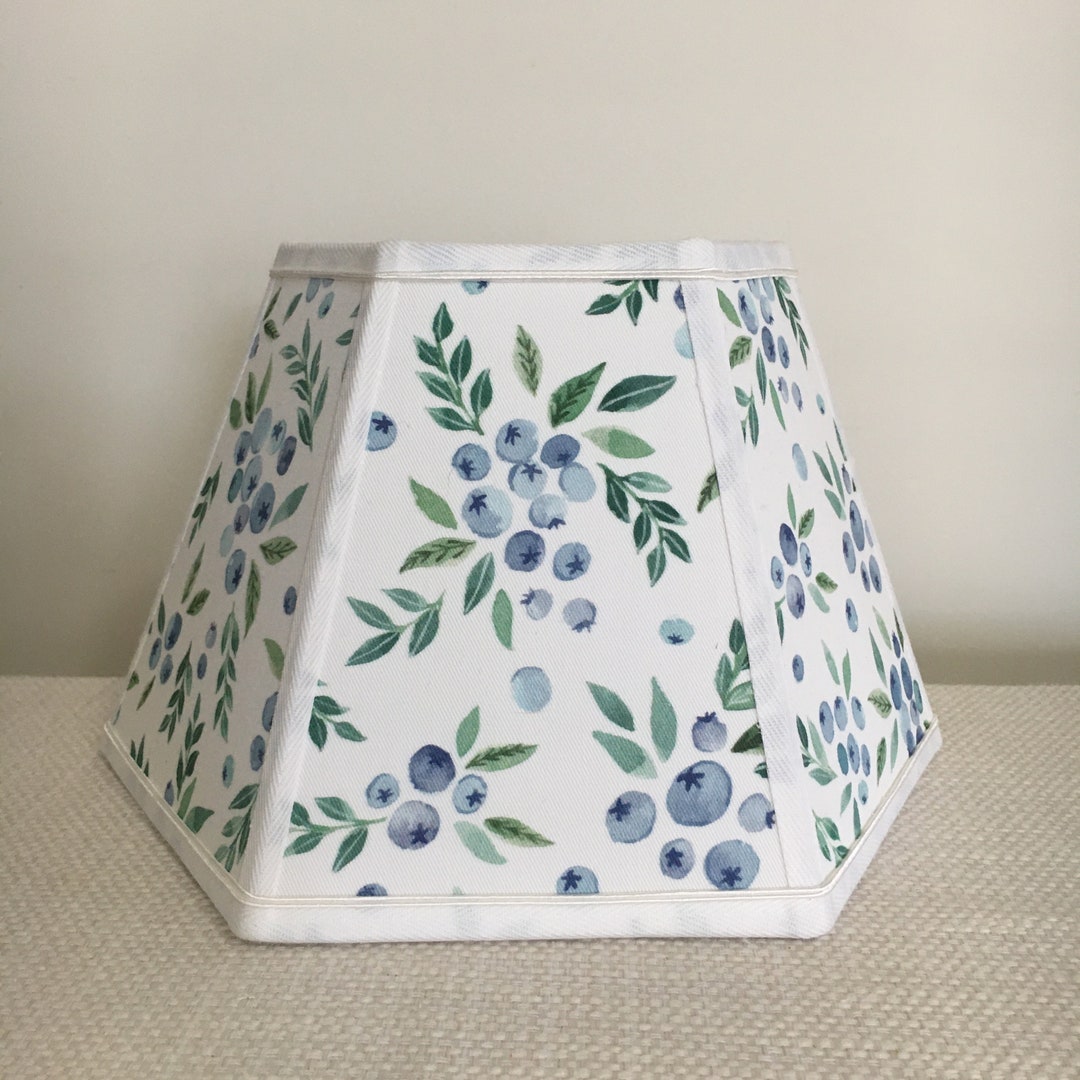 Blueberry Fabric Lampshadelamp Shadeclip Top Lampshadeclip Lampshade