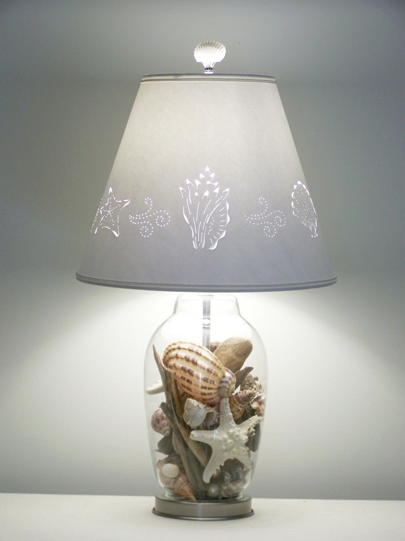 Fill Your Own Seashell Lamp Fillable Seashell Lamp Etsy