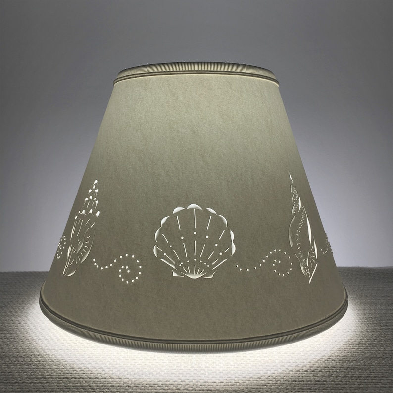 Small Lampshade Seas Lamp Shade Paper Seass Clip On Design Top Beach Decor Lighting