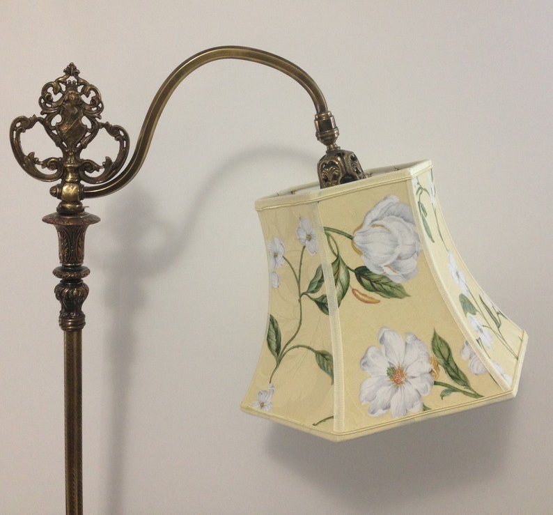 Uno Lamp Shade Fabric Downbridge Yellow Dogwood Fl Lampshade For Floor Socket Hexagon Bell