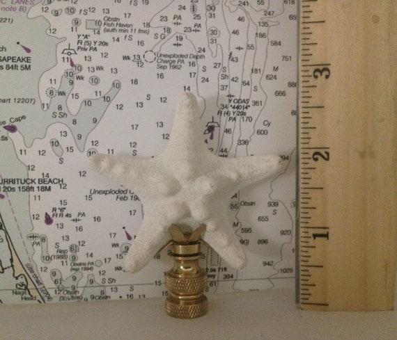 Small Starfish Lamp Finial Lamp Finial Starfish Lamp Etsy