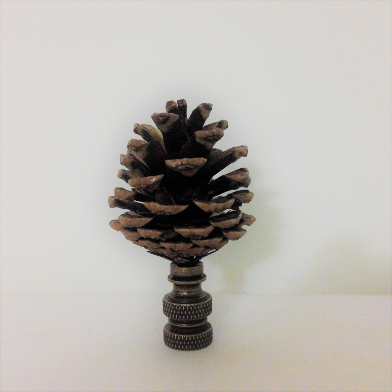 Maine Pine Cone Lamp Finialpine Conelamp Etsy