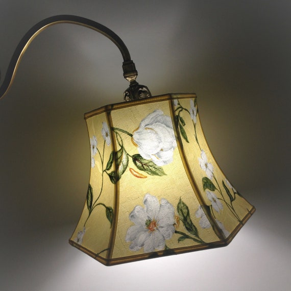 Uno Lamp Shade Fabric Downbridge Yellow Dogwood Fl Lampshade For Floor Socket Hexagon Bell