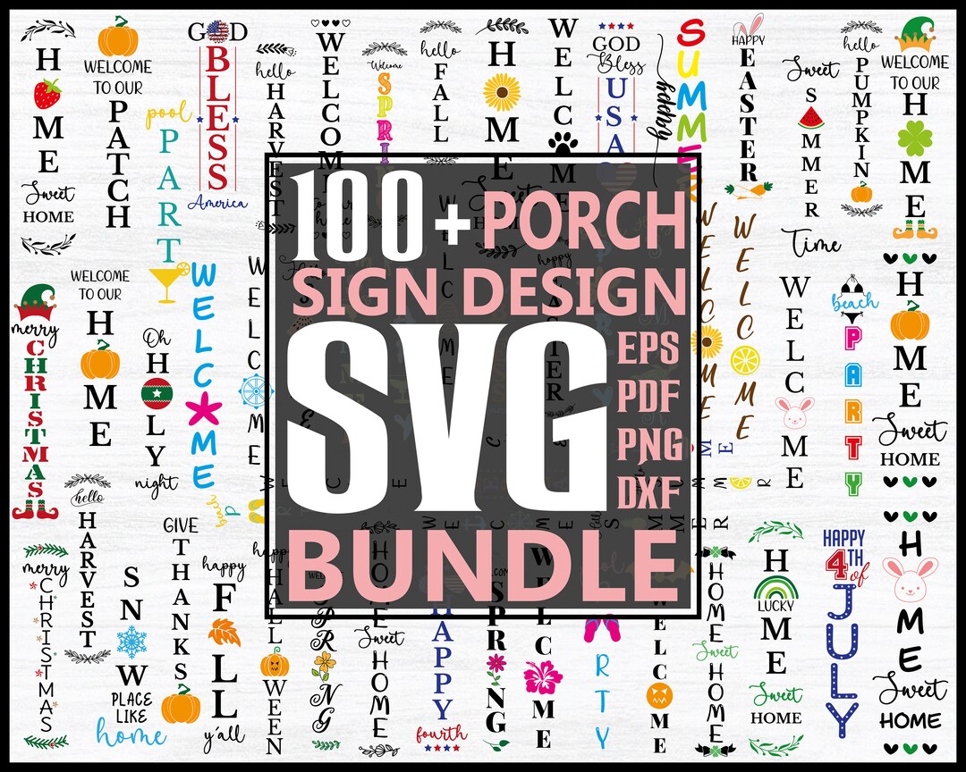 Porch Sign SVG, Svg Bunle, Png, Circut File - Etsy