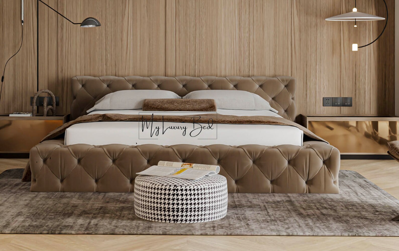 Chesterfield Luxury Bed Frame Available in 5 Size and 3 Colors - Etsy UK