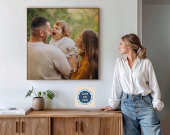 Custom Canvas Print, Photo to Canvas, Framed Photo Print, Personalized Picture, Custom Wall Art, Anniversary Gift, Framed Canvas