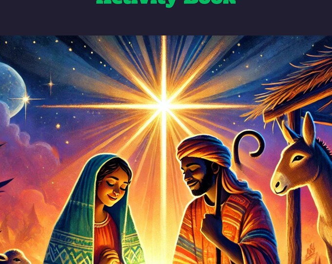 The Little Town’s Miracle: A Christmas Nativity Activity Book for Kids