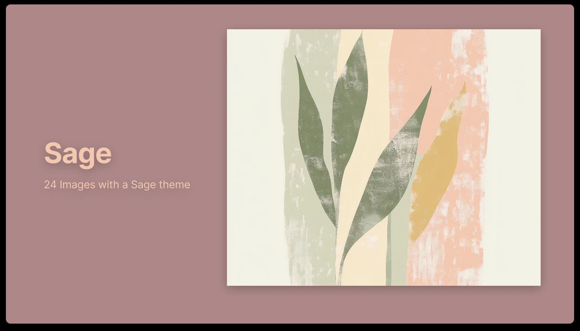 Sage Simple Shape Sage Inspired Abstract Shapes, Sage, Green, Pink, Circles, Blocks - Etsy