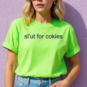 PERSONALIZED Green Meme Tee | Custom Vintage Style Rave Tee, Party Girl, Hyperpop Music Merch, Club Shirt, Show It To Me Rachel, So Julia