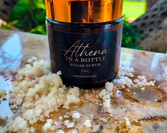 Athena in a Bottle Sugar Scrub – Goddess Glow in Every Scoop