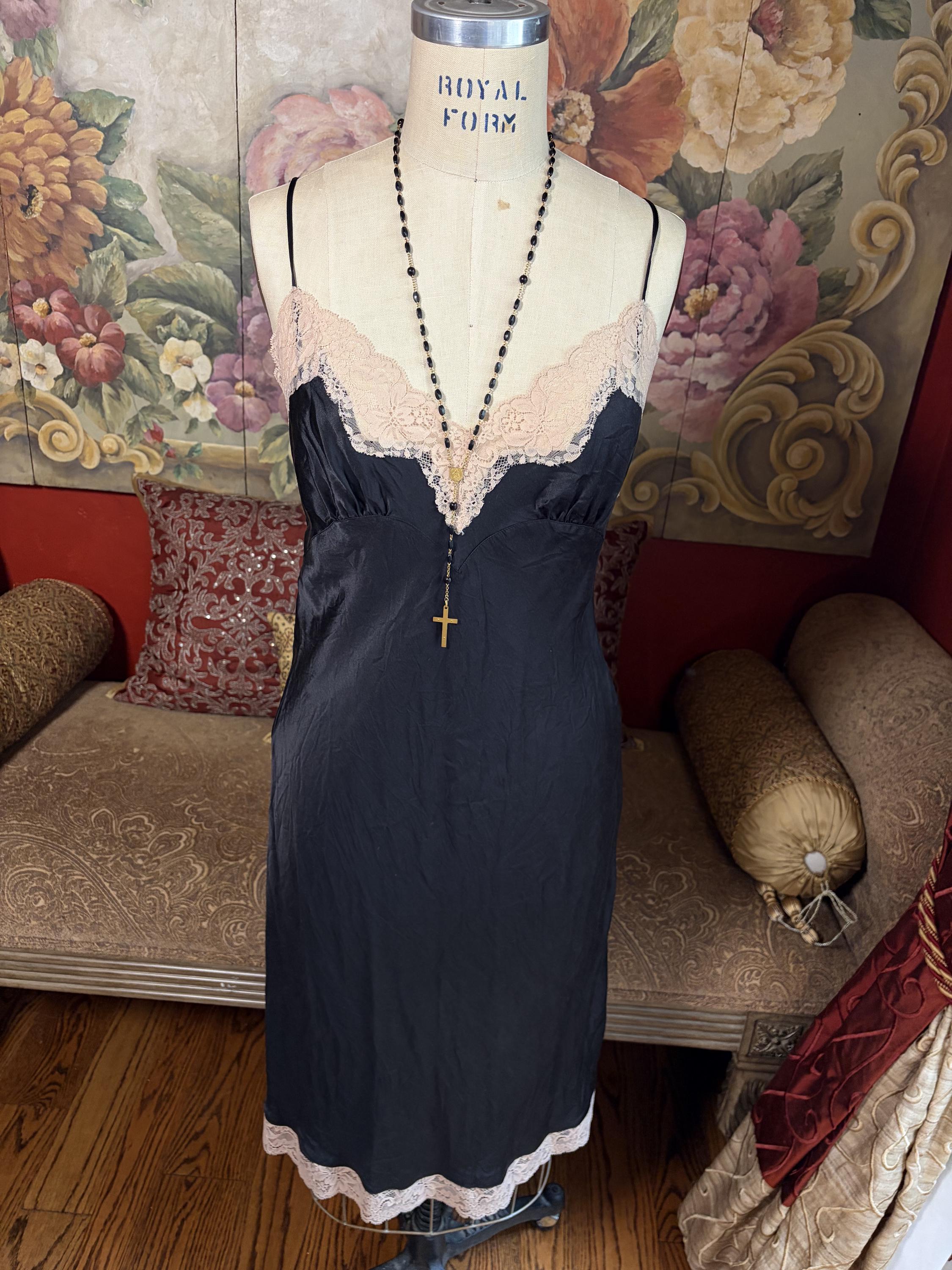 Black Victorias Secret Slip Dress