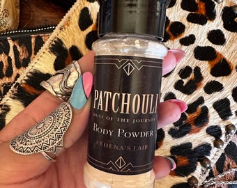 Patchouli Body Powder, All Natural & Handmade in Small Batches