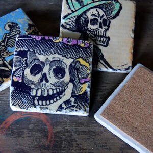 Day of the Dead coasters set of 4 image 3