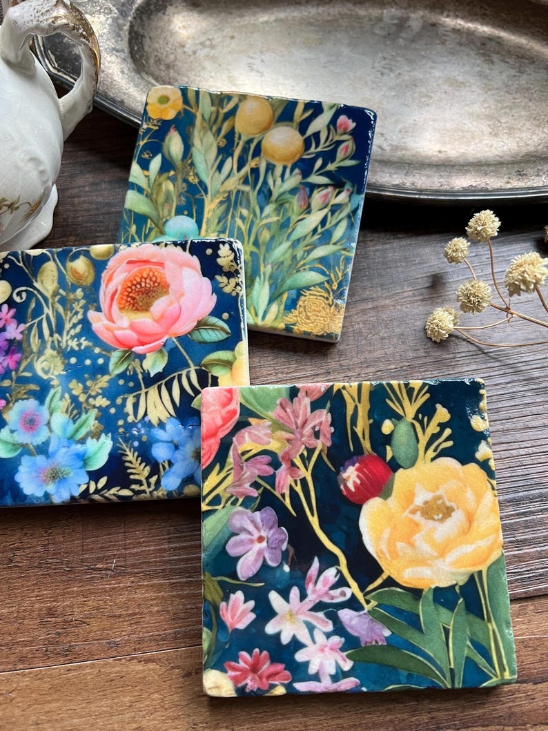 The Painted Lily Stone Coasters