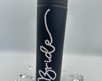 Skinny Tumbler - Bride - Wedding - personalised - crystal - diamante - 16 oz to order