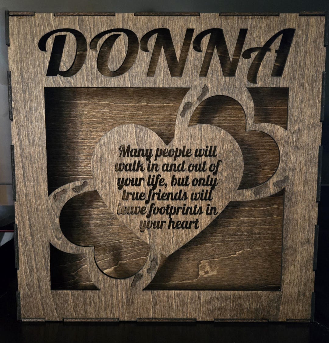 Friend Shadow Box - Etsy