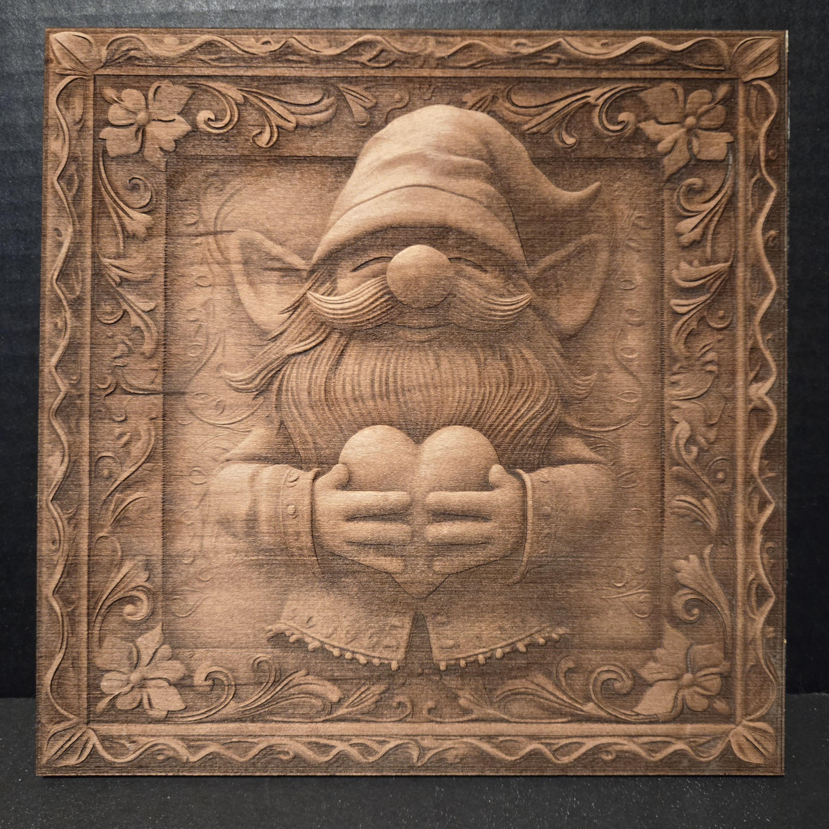 Gnome with a Heart Wall Decor