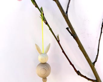 holz hase hängend