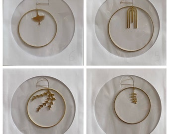 1 pendant brass * brass