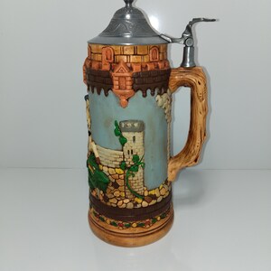 vintage drinking Stein marked and signed