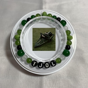 Pierce The Veil The Jaws Of Life Album Inspired Bracelet, PTV Jewelry, Handmade Beaded Bracelet, Pierce The Veil Fan Gifts, Elastic Bracelet