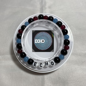 Jin Echo Album Inspired Bracelet, Handmade Elastic Beaded Bracelet, BTS Inspired Jewelry, Run Seokjin Tour, Kim Seokjin Jewelry, Fan Merch