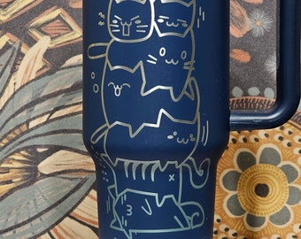 Engraved 40 oz Tumbler